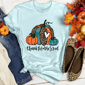 Leopard Pumpkin Heathered Tee