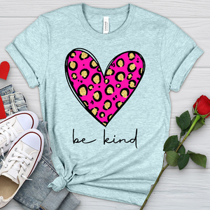 Be Kind Heart Heathered Tee