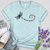 Because He Lives Dragonfly Heathered Tee