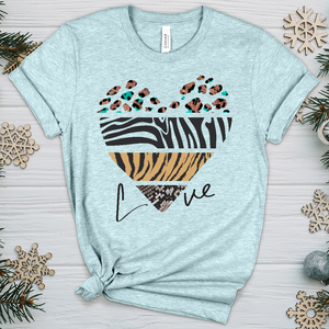 Love Is Wild 3 Heathered Tee