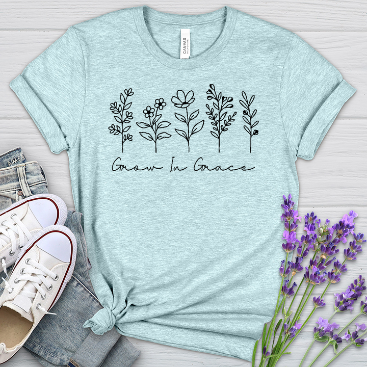 Grow In Grace Heathered Tee