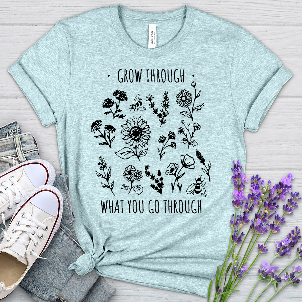 Grow Through Garden Heathered Tee