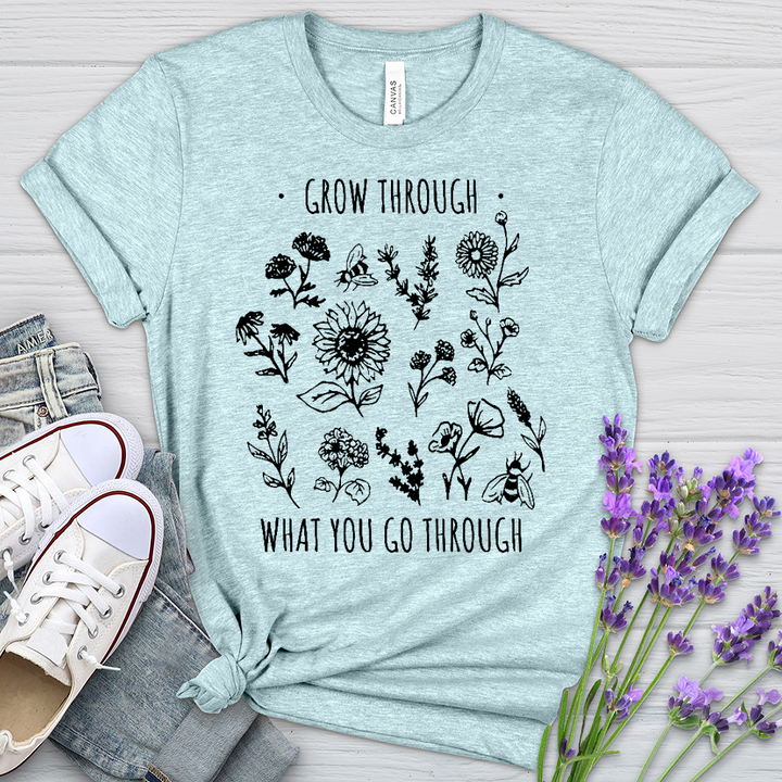 Grow Through Garden Heathered Tee
