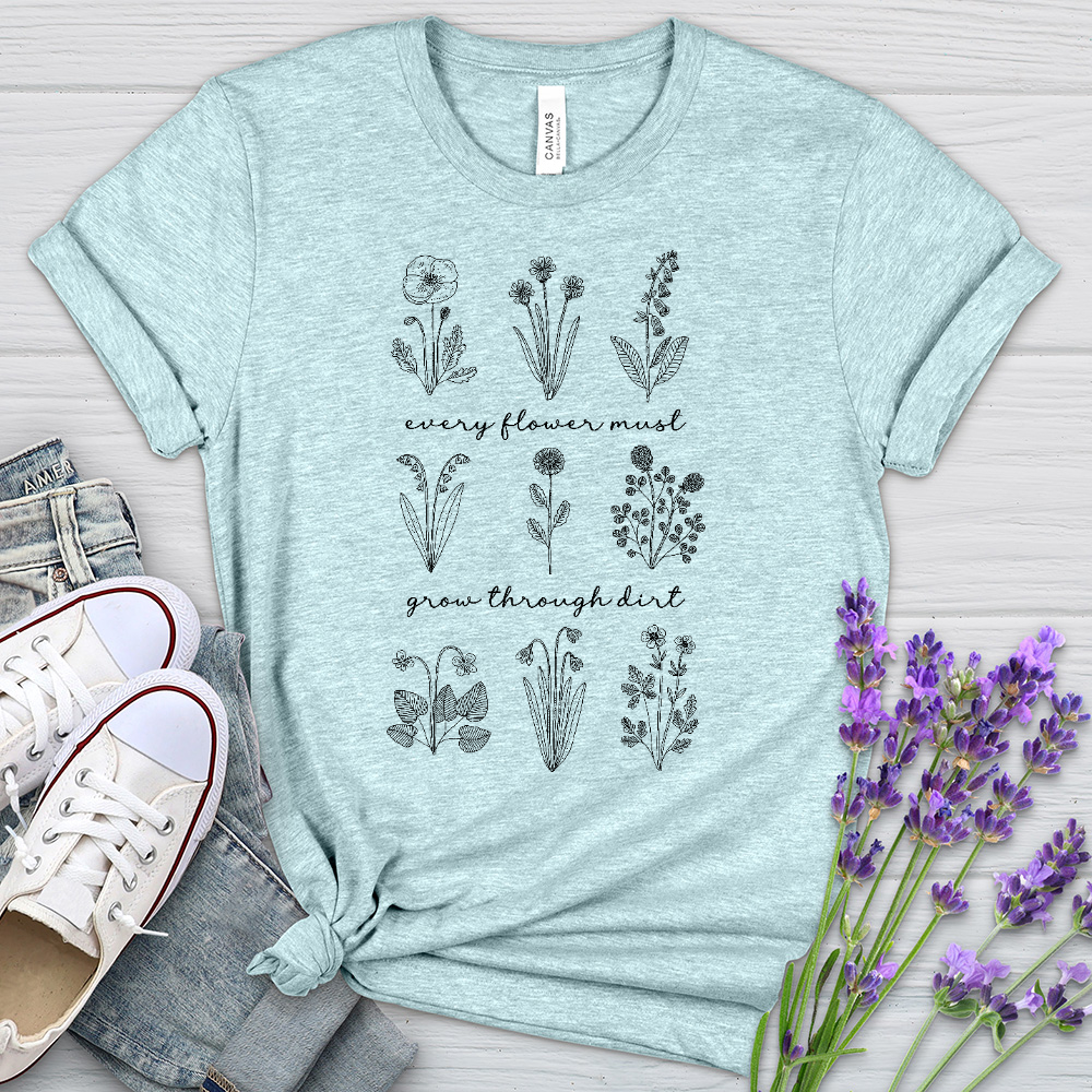 Every Flower Heathered Tee