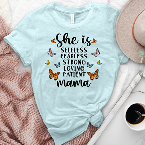 She Is Mama Heathered Tee