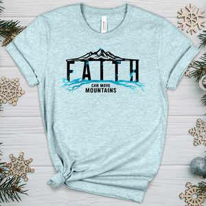 Faith Mountains Heathered Tee