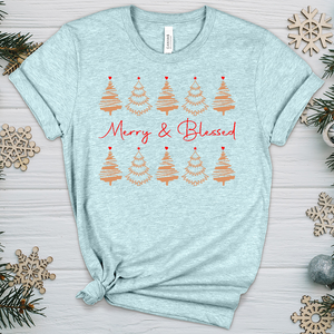 Merry and Blessed Heathered Tee