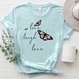 Live Laugh Lovin It Heathered Tee