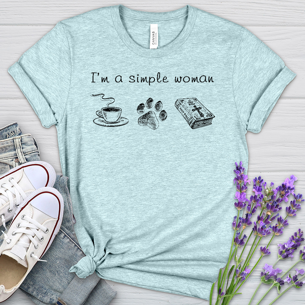 Simple Woman Heathered Tee
