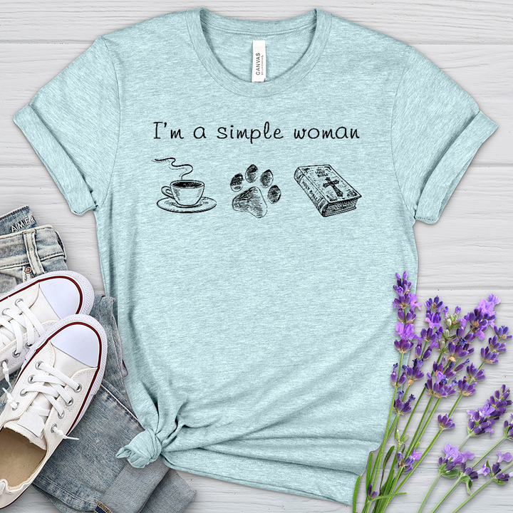 Simple Woman Heathered Tee