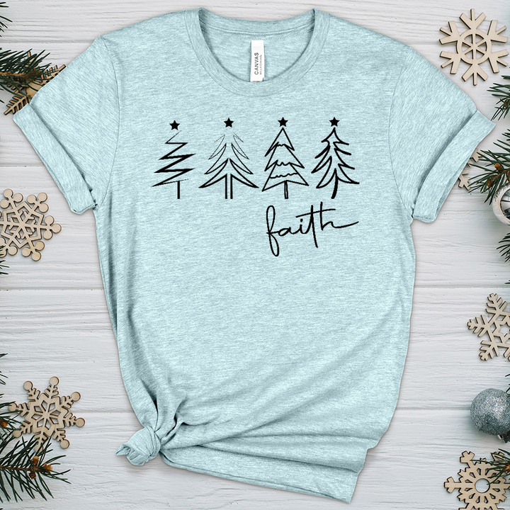 Faith Forest Heathered Tee