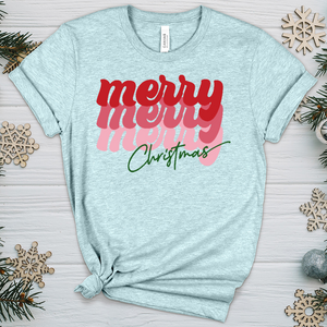 Merry Merry Merry Heathered Tee