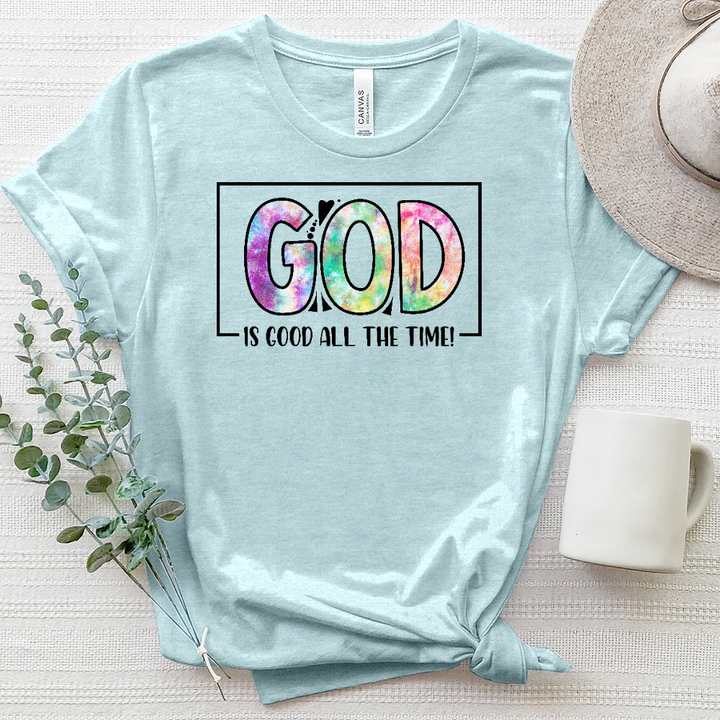 God Is Good All the Time Heathered Tee