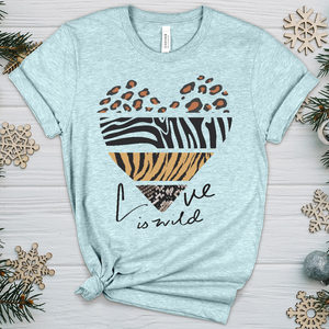 Love Is Wild Heathered Tee