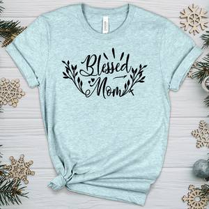 Blessed Mom Heathered Tee