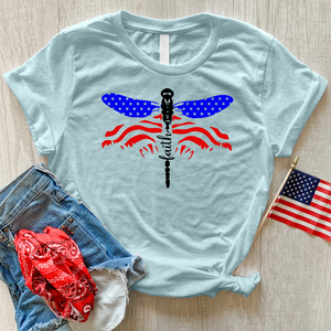 American Faith Dragonfly Heathered Tee