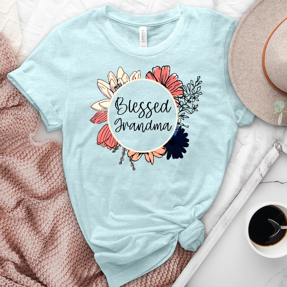 Grandma Blessings Heathered Tee