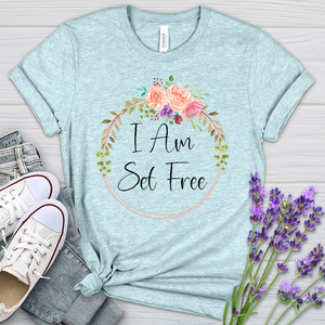 Set Free Heathered Tee