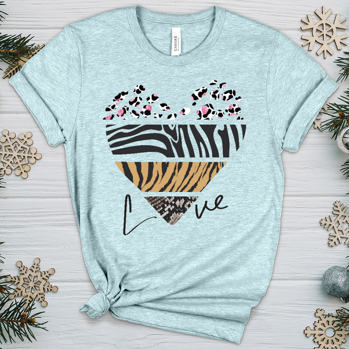 Love Is Wild 7 Heathered Tee