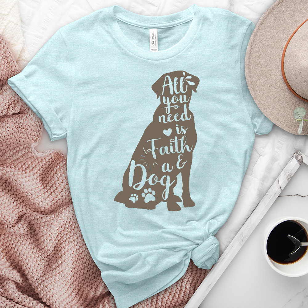 All You Need Heathered Tee