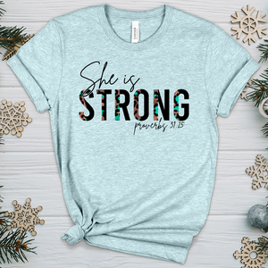 She is Strong 04 Heathered Tee