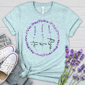 He Is Risen Heathered Tee