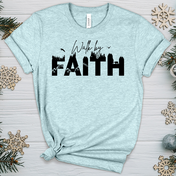 Walk By Faith Wilderness Heathered Tee