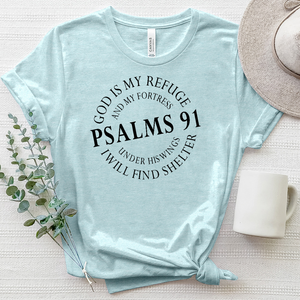 Psalm 91 Heathered Tee