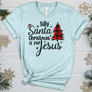 Silly Santa Heathered Tee