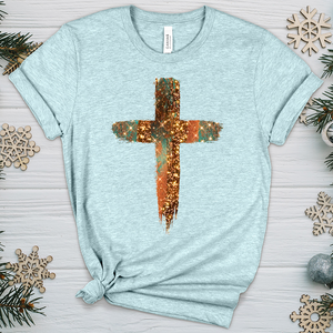 Leopard Cross V2 Heathered Tee