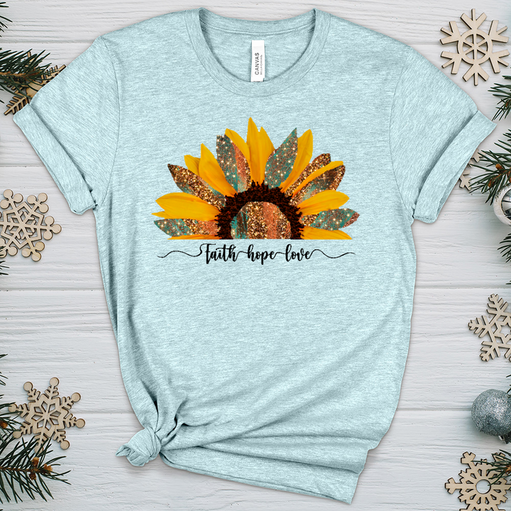 Faith Hope Love V6 Heathered Tee