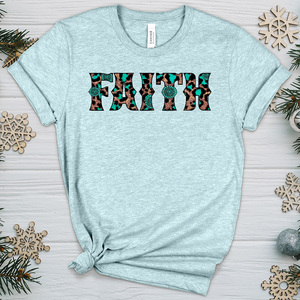 Faith Leopard P3 Heathered Tee