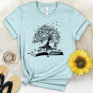 Tree Of Knowledge Heathered Tee