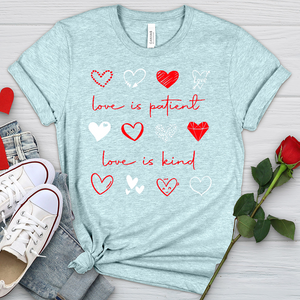 Heart Evolution Heathered Tee