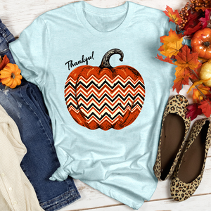 Thankful Pumpkin Love Heathered Tee