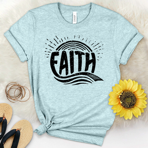 Faith Sunset Heathered Tee