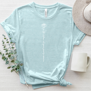 Family Remains Rose Heathered Tee