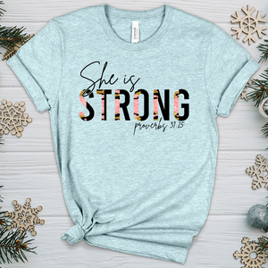 She is Strong 07 Heathered Tee