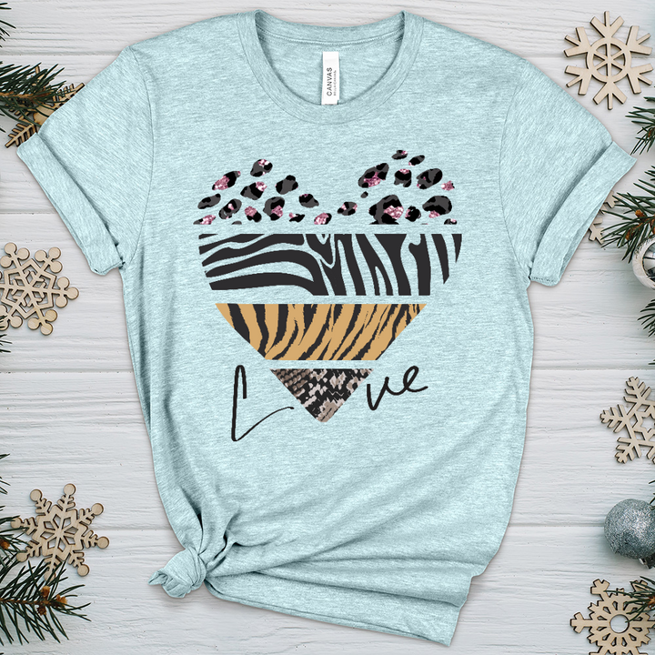 Love Is Wild 4 Heathered Tee