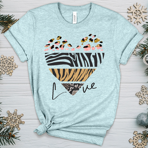 Love Is Wild 6 Heathered Tee