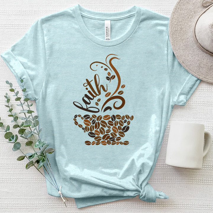Coffee and Faith Heathered Tee