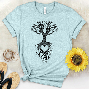 Tree of Love Heathered Tee