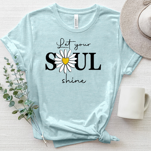 Let Your Soul Shine Heathered Tee