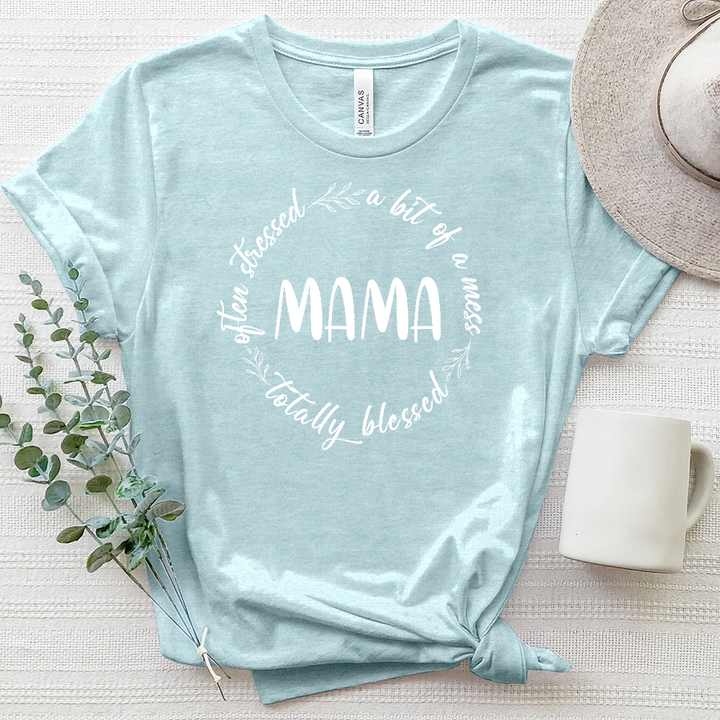 Mama's Circle Of Life Heathered Tee