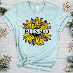 Blessed Sunflower V6 Heathered Tee