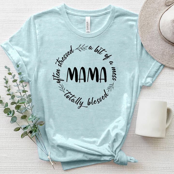 Mama Is Circle Heathered Tee