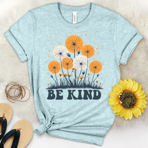 Be Kind Dandelion Garden Heathered Tee