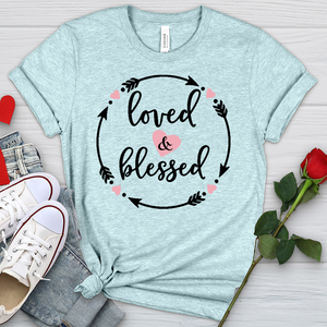 Loves & Blessed Heathered Tee