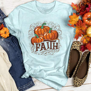 Autumn Affection Pumpkins Heathered Tee