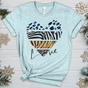 Love Is Wild 8 Heathered Tee